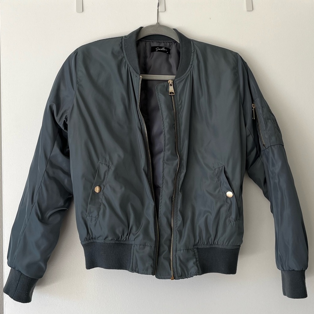 Sorella Blue Bomber Jacket